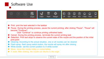 ◆ Print print the task selected in the taskbar ◆ Pause (Page 16 / 67) F2-6090 UV Flatbed Printer Product Installation and Operation Instructions